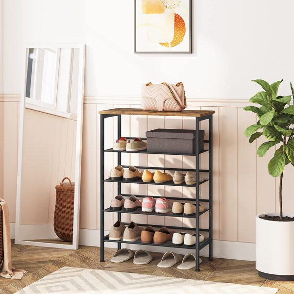 Ivy Bronx 12 Pair Shoe Rack Wayfair